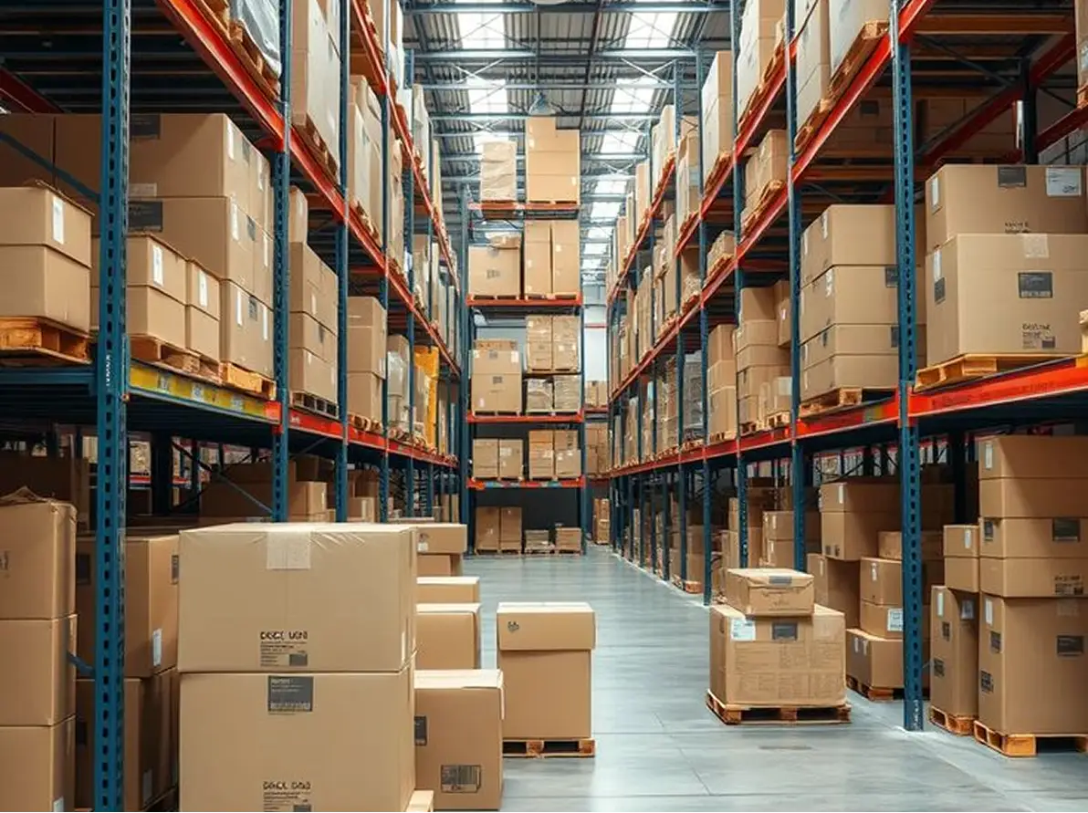 A Chinese warehouse where products are sourced